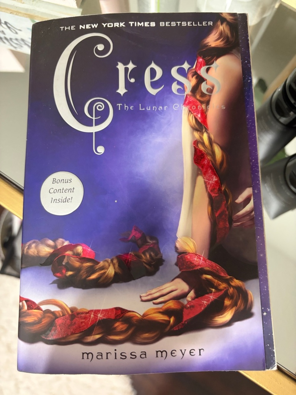 Cress (The Lunar Chronicles) by Marissa Meyer - Purple Cover